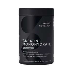 Sports Research Creatine Monohydrate Powder 500g | Tăng cường hiệu suất tập luyện