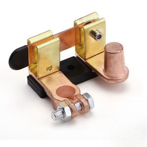 C0F0E. 12v 24v Battery Negative Brass Circuit Breaker Switch/Post Blade Switch/Top Post Blade Master Switch Car Battery Power-Off Switch/Battery Master Switch Separator Battery Adapter For Auto Car Rv Boat Truck Cut Off Shut Off Switch.