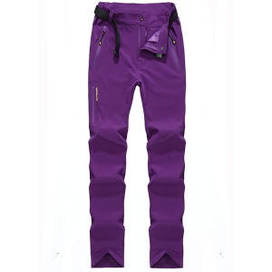 FUGUINIAO Waterproof Mountaineering Pants Womens Hiking Camping Mountaineering Running Outdoor Pants Quick-drying Stretch Breathable Thin Pants Womens Pants