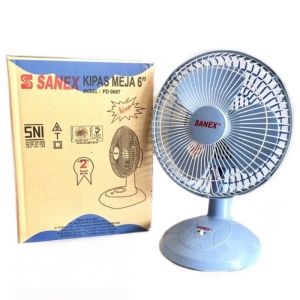 Kipas angin meja Sanex 6 inch listrik Termurah / Desk Fan 6" Diameter 15 cm