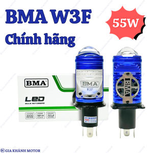 Đèn LED Bi Cầu W3F 55W – BMA Chính Hãng Siêu Sáng Chống Chói Phù Hợp Cho Ô Tô & Xe Máy