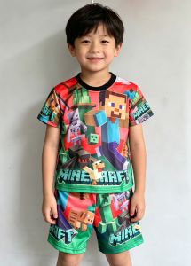 KO201#  Kids Set Clothes for Girls Purple and Pink Design Sanrio Characters