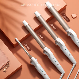 Japan AKIRA Portable 32mm Ceramic Negative Ions Hair Curler Flat Curling Irons Wands Daily Big Wave Styling Tools for Gift Present Plastic Hair Curlers - Lazada