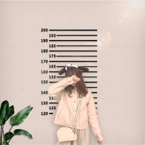 สติ๊กเกอร์อะคริลิกติดผนัง 3D วัดความสูง สำหรับตกแต่งบ้าน ห้องนอน ห้องนั่งเล่น ร้านค้า ติดตั้งง่าย