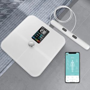 Sinohero 8 Electrode Body Weight Scale Balance Smart Scales with Screen Digital Scale BMI Bluetooth Body Fat Bathroom Scales