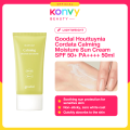 Goodal Houttuynia Cordata Calming Moisture Sun Cream SPF 50+ PA++++ 50ml (Lightweight, Vegan Sunscreen, Moisturizing, Soothing, Perfect for Dry or Sensitive Skin). 