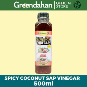Greendahan All Natural Coconut Sap Vinegar (SPICY) 500ml - SugarFree Chemical-Free Keto Friendly