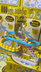 Đồ Chơi Đàn Vịt Vàng Leo Cầu Thang Có Nhạc Vui Nhộn Với 3 6 9 12 Con Vịt Tặng Kèm Pin