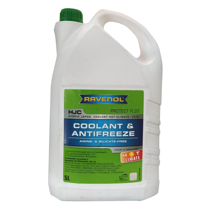 RAVENOL HJC Protect FL22 Coolant for Hot Climate 5L ( 5 Liters ) for ...