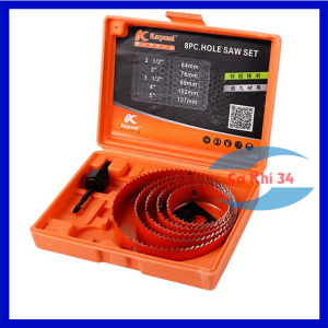 Bộ 8 và 16 chi tiết mũi khoan khoét lỗ thạch cao gỗ lỗ đèn trần KAPUSI