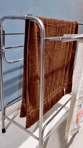 rak handuk stainless/jemuran handuk stainless