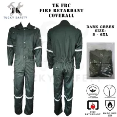 TK COVERALL WITH BUTTON 9920 - DARK GREEN