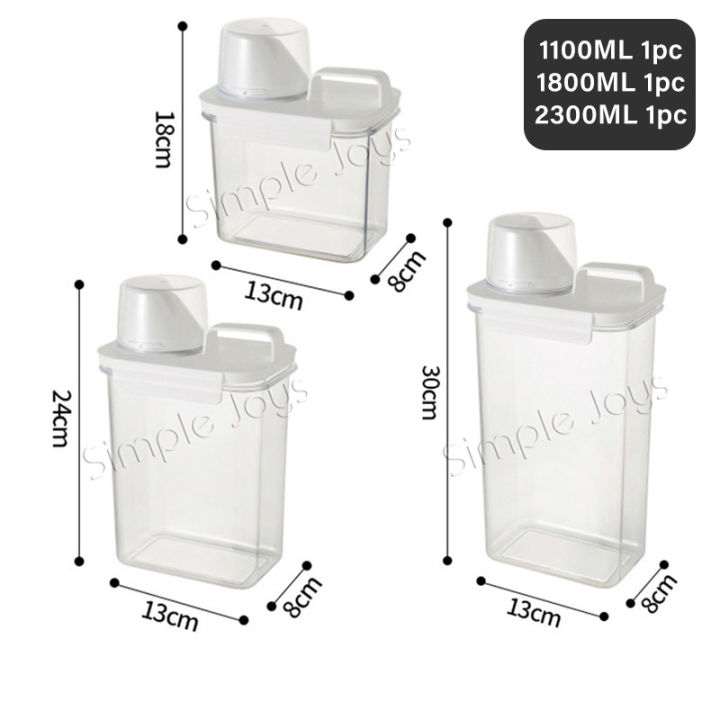 Airtight Dry Food Container Storage For Kitchen Or Pet Food With Pour