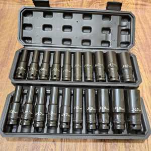 Mata Sok Impact JLD TOOLS Set Lengkap Mata Shock 10 Pcs Panjang CR-V