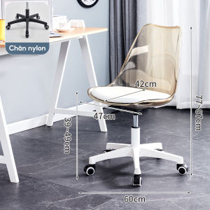 HOME Ghế Xoay Thoải Mái Dễ Thương Trang Trí Phòng Ngủ XOAY 360 độ học tập làm việcThiết kế lưng cong