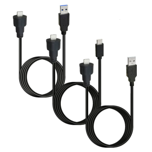 USB C to USB2.0/USB3.0 Cable Provides Quick Charging Capability with Waterproof Thread Sheath for Versatiled Use