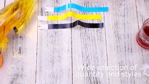 100pcs Waterproof Disposable Bracelet colorful Paper band Wristband Tyvek Paper Wrist Bands COD