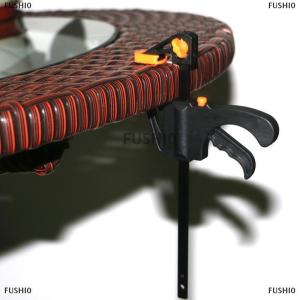 [COD] FUSHI0 Woodworking Work Bar Mini F Clamp Clip Set Hard Quick Ratchet Release Clip DIY Carpentry Hand Tool Gadget Woodworking Clamp