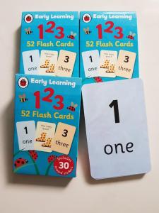 [SG Ready Stock] Original Ladybird UK Flash Cards (ABC & 123) Kids Preschool Learning Activity