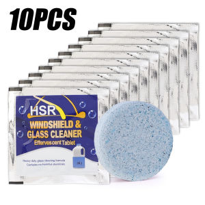 【Ready Stock】50PCS Glass Water Concentrated Effervescent Tablet Car Windshield Cleaner Solid  Universal Automobile Accessories Spray