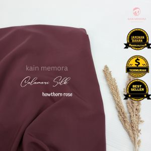 Per 50 cm Kain Memora Kain Calamari Silk Kain Arab Bahan Dress Syar’i Hijab Khimar Kerudung Lebar 150 cm