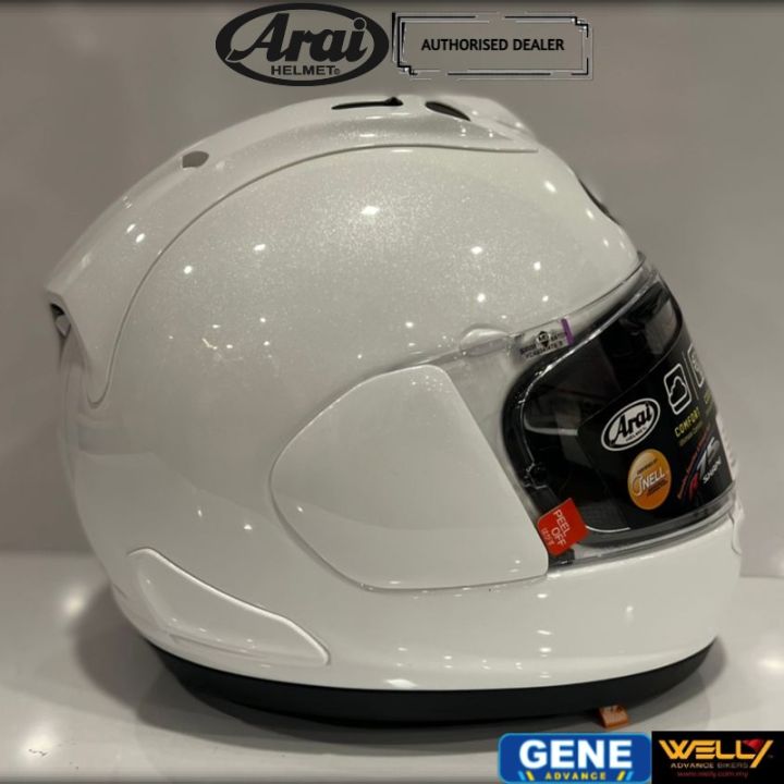 ARAI Rx7x Glass White Top Performance Full Face Helmet 100 Original