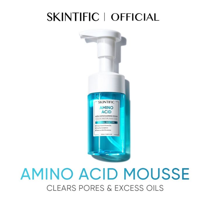SKINTIFIC Amino Acid Gentle Cleansing Mousse Face Cleanser Repair Skin Barrier Hydrate SKin