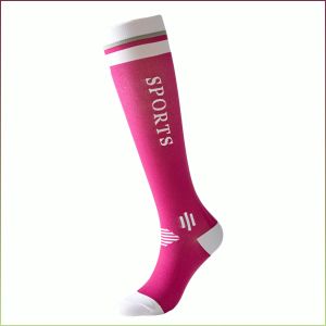 Socks Provide Support Stockings Comfortable and Breathable Jacquard Letters Durable Non-slip