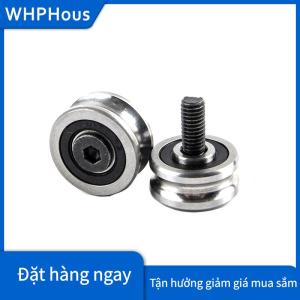 WHPHous Ròng rọc thép trục vít sg15 sg20 sg25 sg66 + M5 M6 M8 Con lăn dẫn hướng