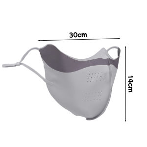 Lụa lạnh mới Mặt nạ chống UV khẩu trang thoáng khí lái xe bảo vệ khỏi ánh mặt trời Mặt nạ chống nắng mùa hè
