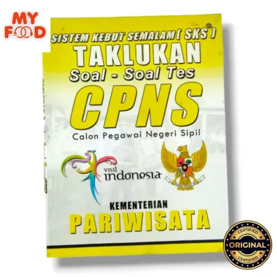 Buku Pelajaran Original SKS Taklukan Soal-Soal Tes CPNS Kementrian Pariwisata - [Myfoodofficial]