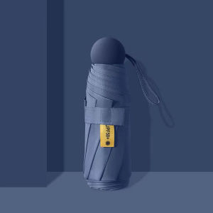 Ultra-Light Mini Five-Fold Umbrella Anti-Uv Folding Sunshade Dual-Use Umbrella