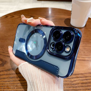 For iPhone 11 12 13 14 15 Pro Max 15 14 Plus Card Slots Bag Cover ​For Magsafe Flip Leather Support Wireless Charging Protection Phone Cover