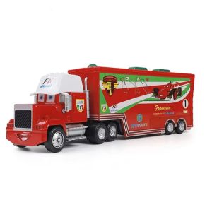 2026 Cars Toy Hauler Jackson Storm Mack Truck Cruz Ramires Daniel Swervezs Hauler Gale Beaufort Cardrey Wong Alloy Diecast Toy Truck