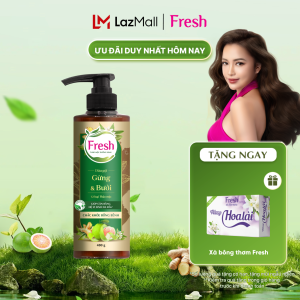 [Phiên bản cao cấp] Dầu gội Fresh Thảo mộc dưỡng sinh Chắc khỏe bồng bềnh 480g/chai