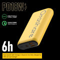 Orashare O20Pro 20000mAh Powerbank 22.5W QC 3.0 Super Fast Charging Power Bank Stylish and Cool Large Capacity Powe Bank Original Two-way Charge Type C Powerbank for Huawei Samsung Xiaomi Vivo Realme（powerbank original branded). 