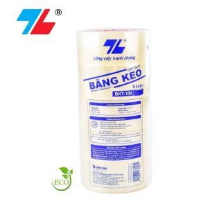 Combo 5 Băng Keo Trong Thiên Long BKT-100- 100 yards