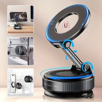 HEXMA ที่วางโทรศัพท์ในรถยนต์ แบบแม่เหล็ก ปรับได้ 360 magnetic phone car holder ใช้ได้กับมือถือทุกรุน