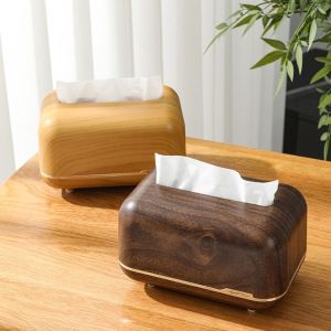 UDIEOA Large Capacity Tissue Box ic Spring-loaded Paper Container Vintage Storage Organizer Paper Dispenser for