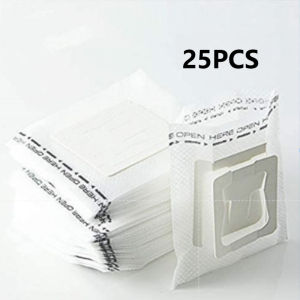 25/50PCS Disposable Coffee Drip Bags Hanging Ear Coffee Paper Pack Coffee Filter Paper Bags Portable Brewing Coffe