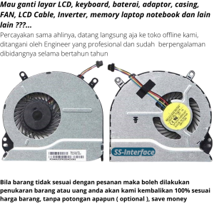 Cooling Fan HP Pavilion Sleekbook 14-B015TU B008AU B009AU B014AU kipas prosesor