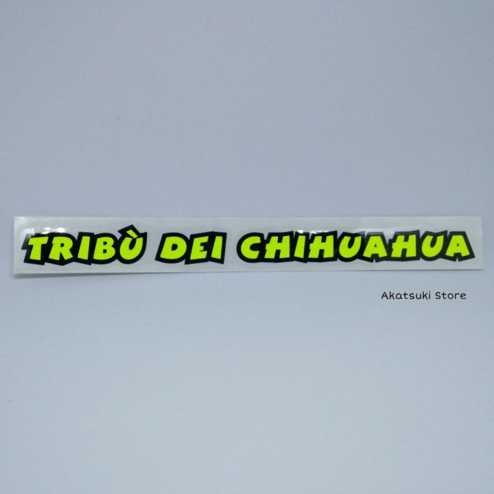 Sticker Stiker Cutting Tribu Dei Chihuahua Rossi | Lazada Indonesia