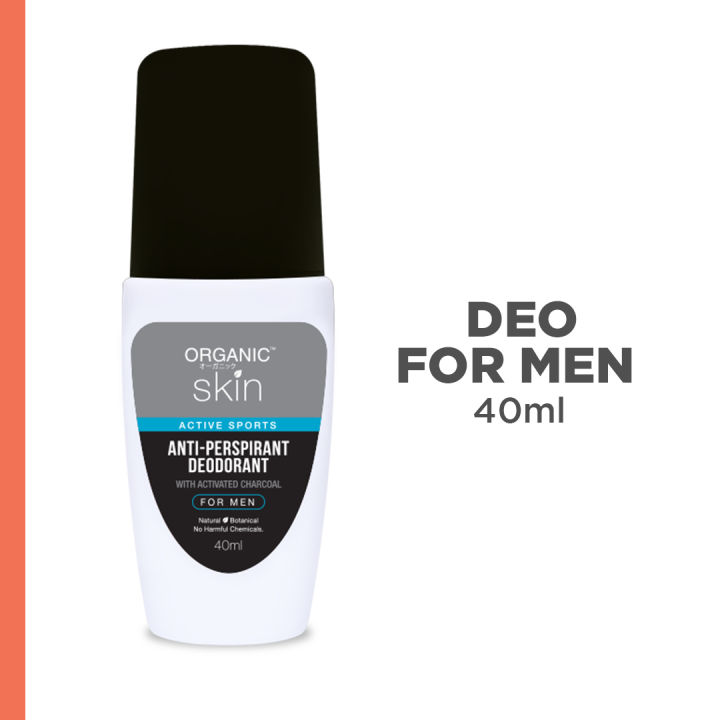 Organic Skin Japan Anti Perspirant Deodorant For Men 40ml Underarm