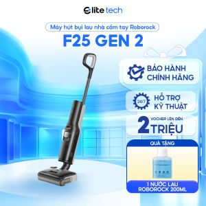 Máy hút bụi lau nhà Roborock F25 Gen 2 | 20.000Pa chống rối tự giặt 90°C lau hút 2 trong 1