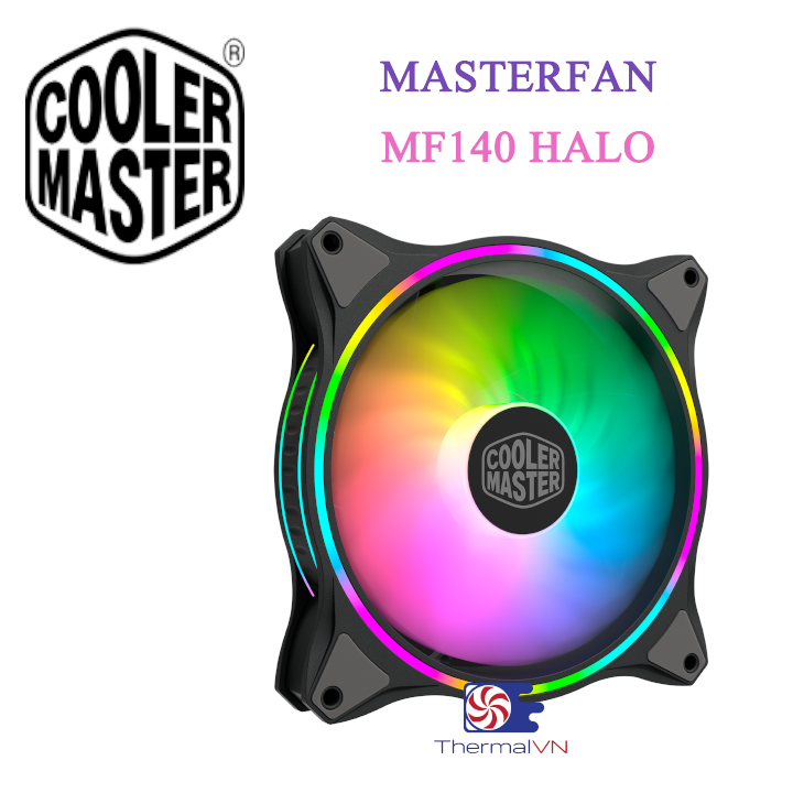 Quạt Fan Case 14cm Cooler Master MasterFan MF140 HALO - Led Vòng Ring ...