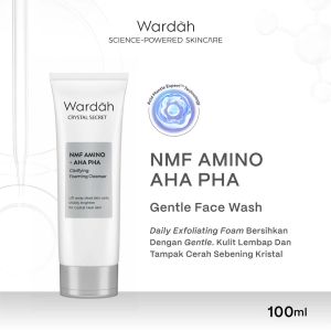 WARDAH Crystal Secret NMF Amino + AHA PHA Clarifying Foaming Cleanser 100 mL