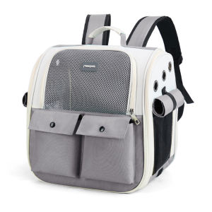 Cat bag out of portable cat products backpacks with large capacity on a large Summer Breathable Pet Carrier