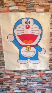 Doraemon Cross Stitch | Finished Design (No Frame)