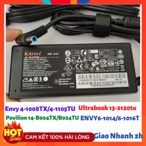 Sạc Laptop Hp 19.5V - 3.33A - 65W Chân Kim Nhỏ ( Đầu Màu Xanh) Dành Cho Hp Envy