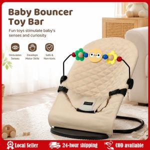 Babysitter Cradle Hanging Toys Attractive Travel Activity For Kid Rattle Squeak Fun Stroller Development Arch Play Toy Rack For Baby Bouncer Stroller Arch Toy